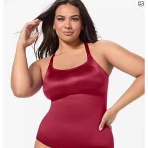 Ruby Ribbon Red Shapewear Tank